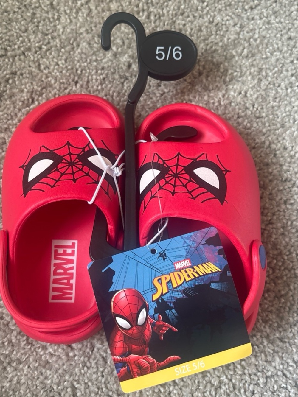 Marvel Spider-Man Red Kids Clog Sandals